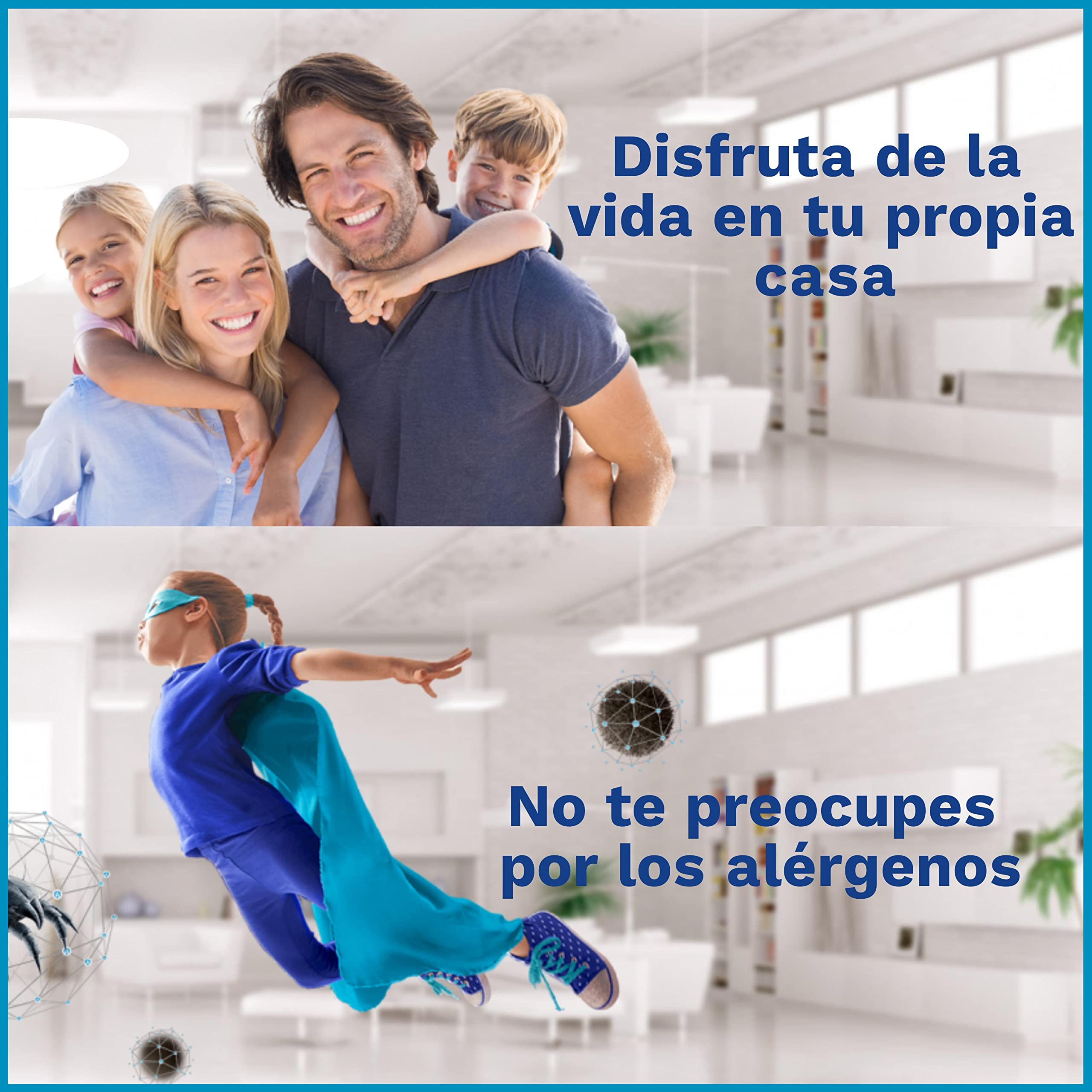Allergoff Detergente para Ácaros, Pulgas, Piojos y Chinches - Aplicación Previo al Lavado - Complemento para Spray de Ácaros para Colchones (6 Gel de 20ml) (el empaque puede diferir)