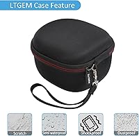 Vista 21 de LTGEM - Funda para Peltor Sport Tactical 100, 300 y 500, protector auditivo electrónico, bolsa de transporte protectora de almacenamiento duro