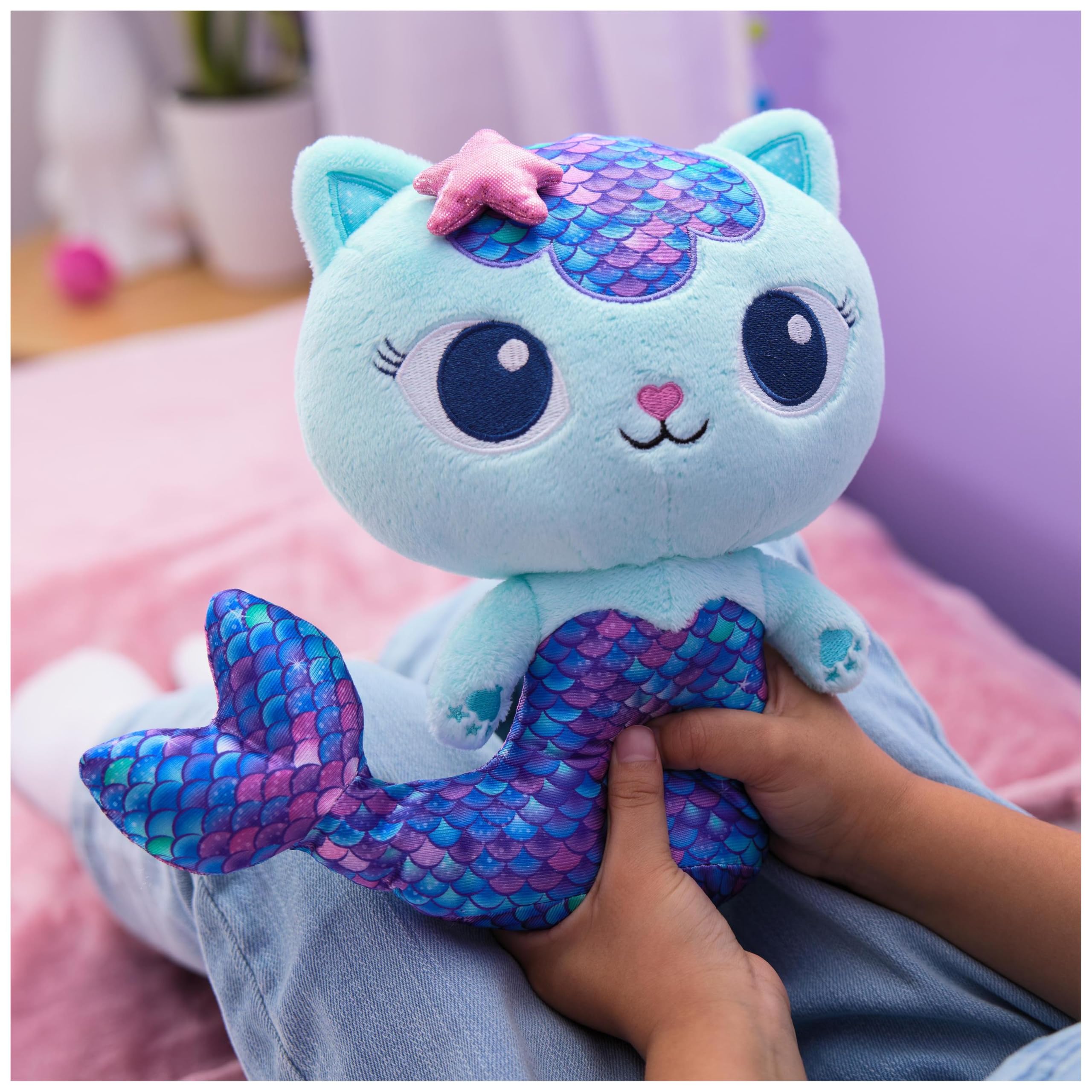 Gabby's Dollhouse Premium Vin-tastic MerCat Pluszowa maskotka 25 cm z ruchomym ogonem syrenki