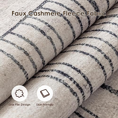 Miniatura 7 de OMERAI Alfombra lavable a máquina, estilo moderno, 5 x 7