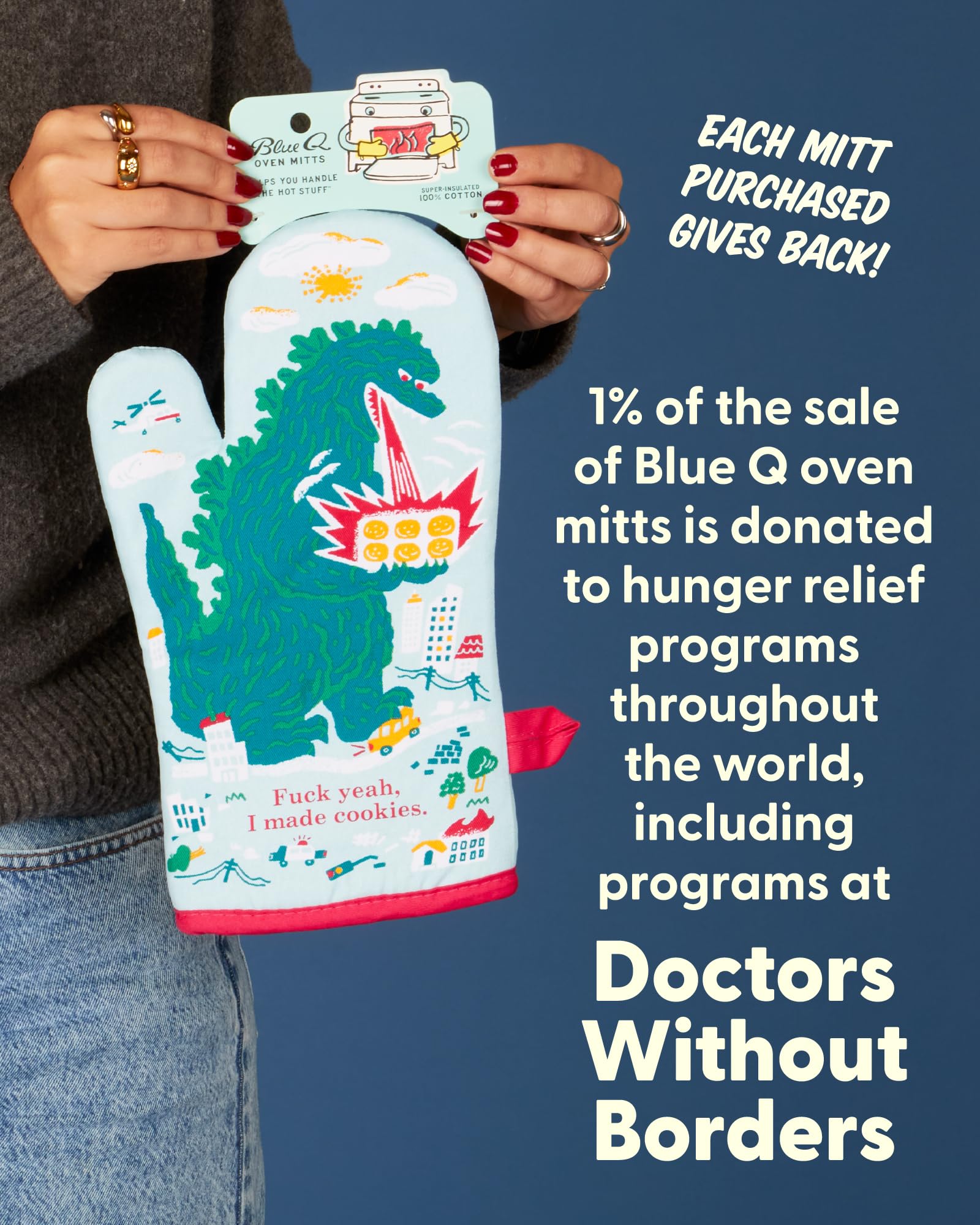 Blue Q Oven Mitts - Cute Kitchen Accessories & Kitchen Gifts - F-ck Yeah view 6