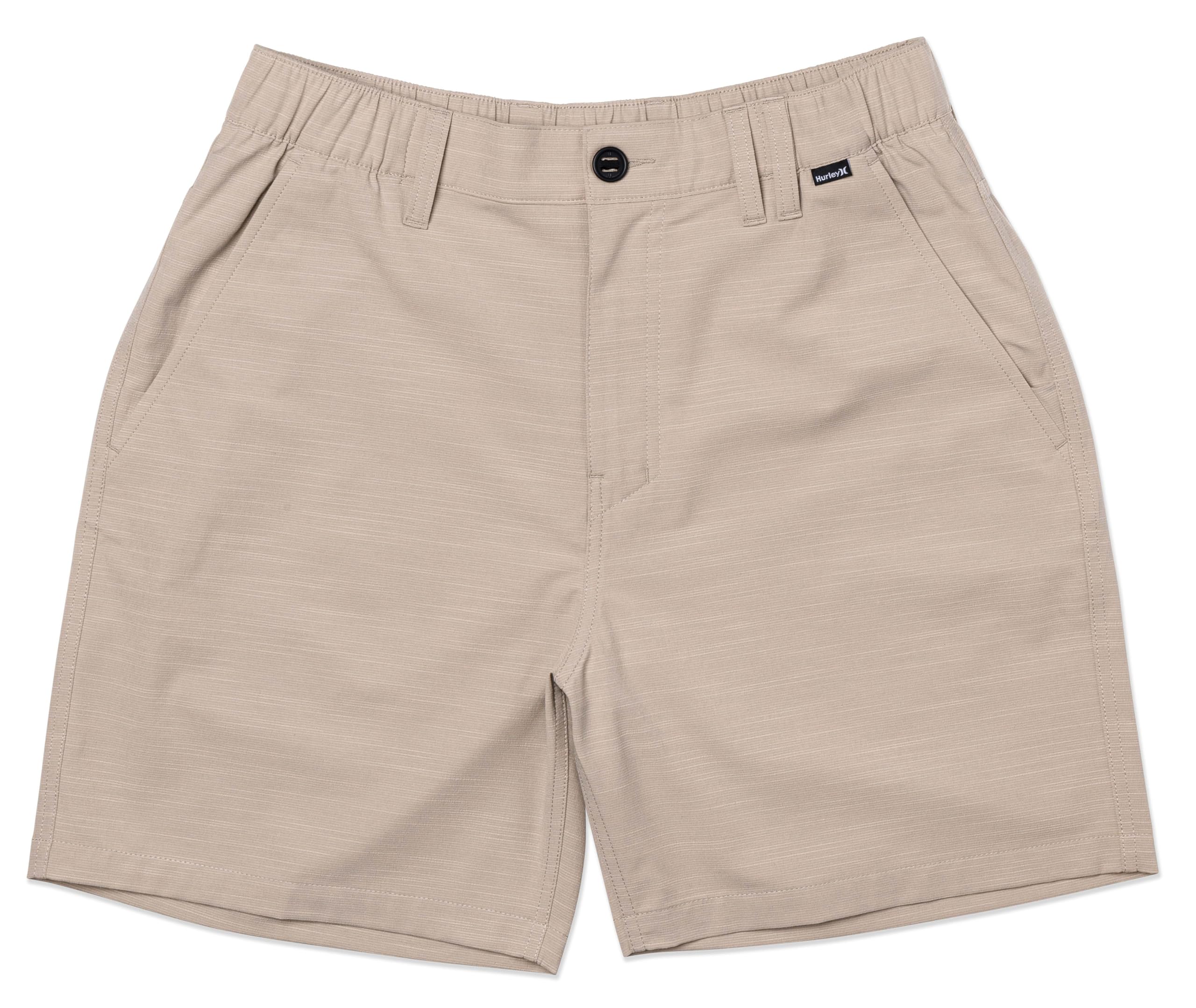 Hurley Szorty męskie - Phantom Slub 3/4, pas 45 cm khaki