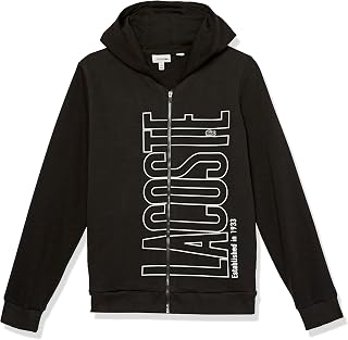 Boys' Branded Zippered Hooded Sweatshirt