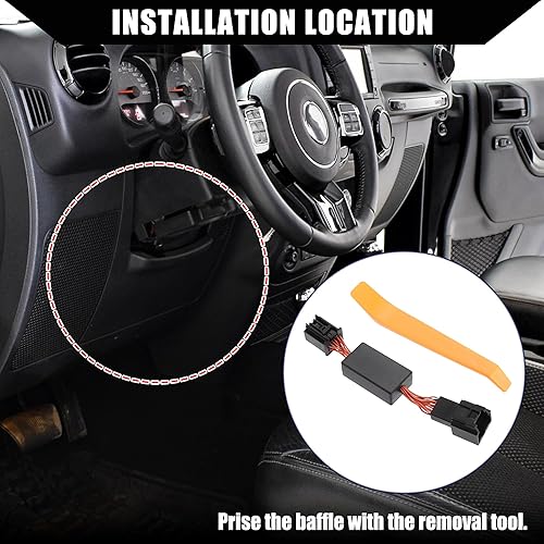 Miniatura 3 de Hihaha Kit de cancelación de parada de arranque automáticopara Jeep Wrangler JL JLU 2018-2023 para Jeep Wrangler GladiatorSistema de arranque