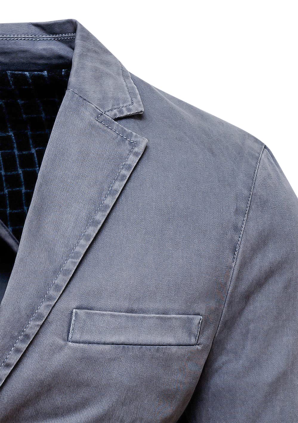 Giacca Uomo Sartoriale Slim Fit Blazer Casual Elegante in Cotone