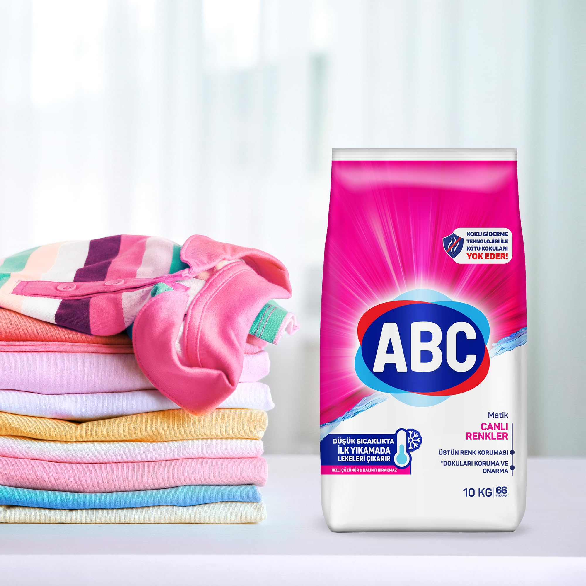 ABC DETERJAN Matik Canlı Renkler 10 Kg