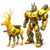Beautiful Environment Ultimate Deer Robot Simulation Game