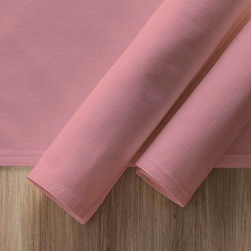 Miniatura 5 de Calicot Juego de 6 manteles individuales 100% algodón, suaves y cómodos, reutilizables, perfectos para cenas familiares, bodas, cócteles, cocina,