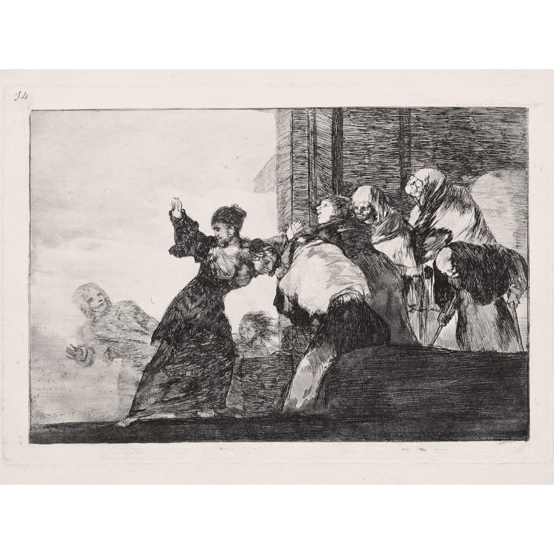 Goya Y Lucientes Francisco De Poor Folly Large Wall Art Print Canvas Premium Poster Mural