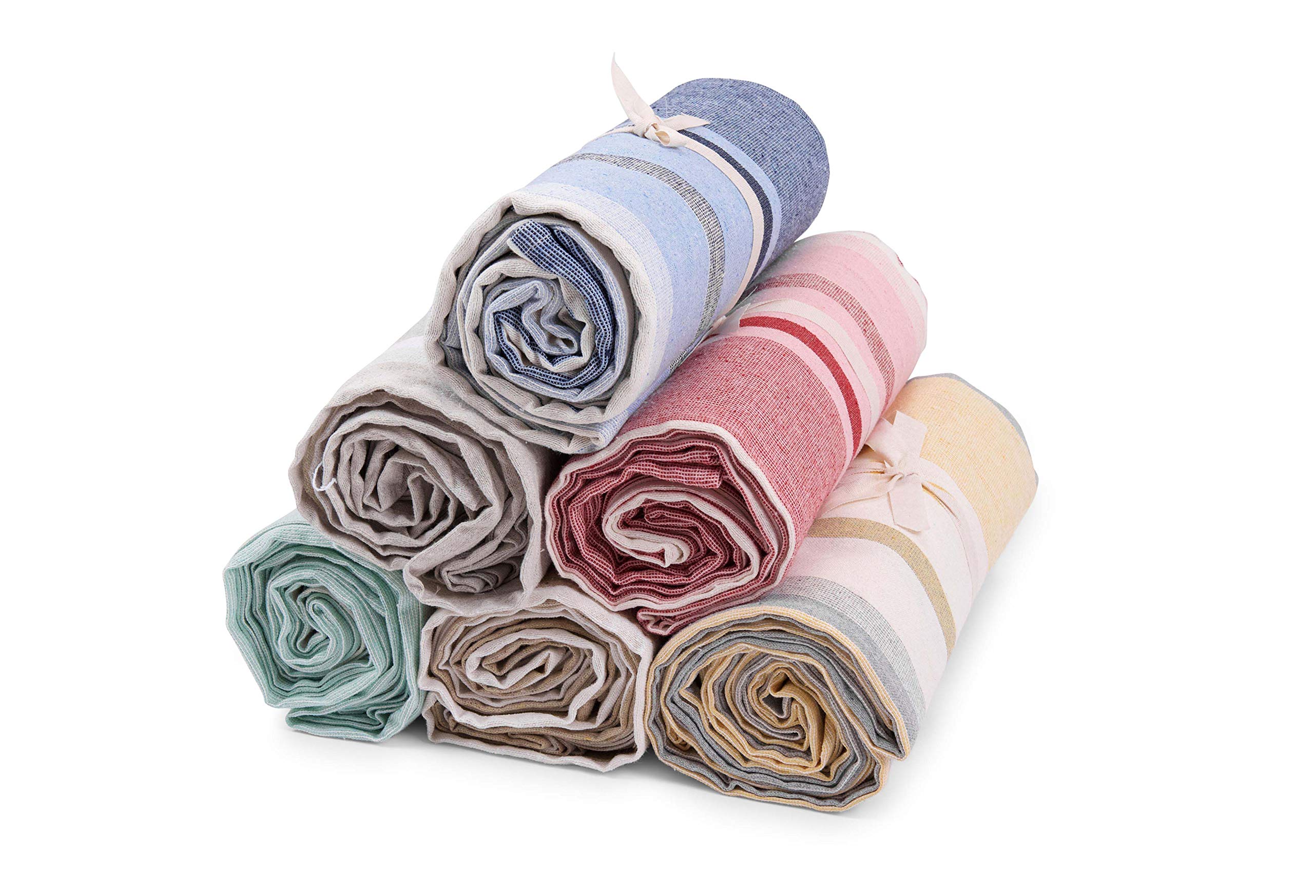HomeLife - Telo Copridivano Copritutto Copriletto Singolo in Cotone Panama | Made in Italy | Telo Arredo Granfoulard Gran Foulard Traspirante Primavera Estate 160x280 cm | Giulia - Grigio
