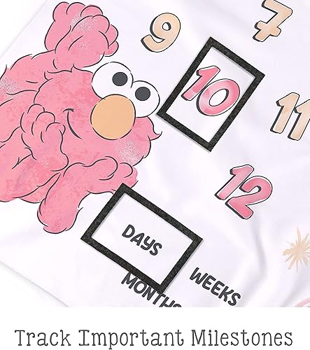 Miniatura 5 de LOGOVISION Sesame Street Elmo - Manta para bebé, 36 x 58 pulgadas, Elmo G para crecer, unisex, para bebé niño y niña