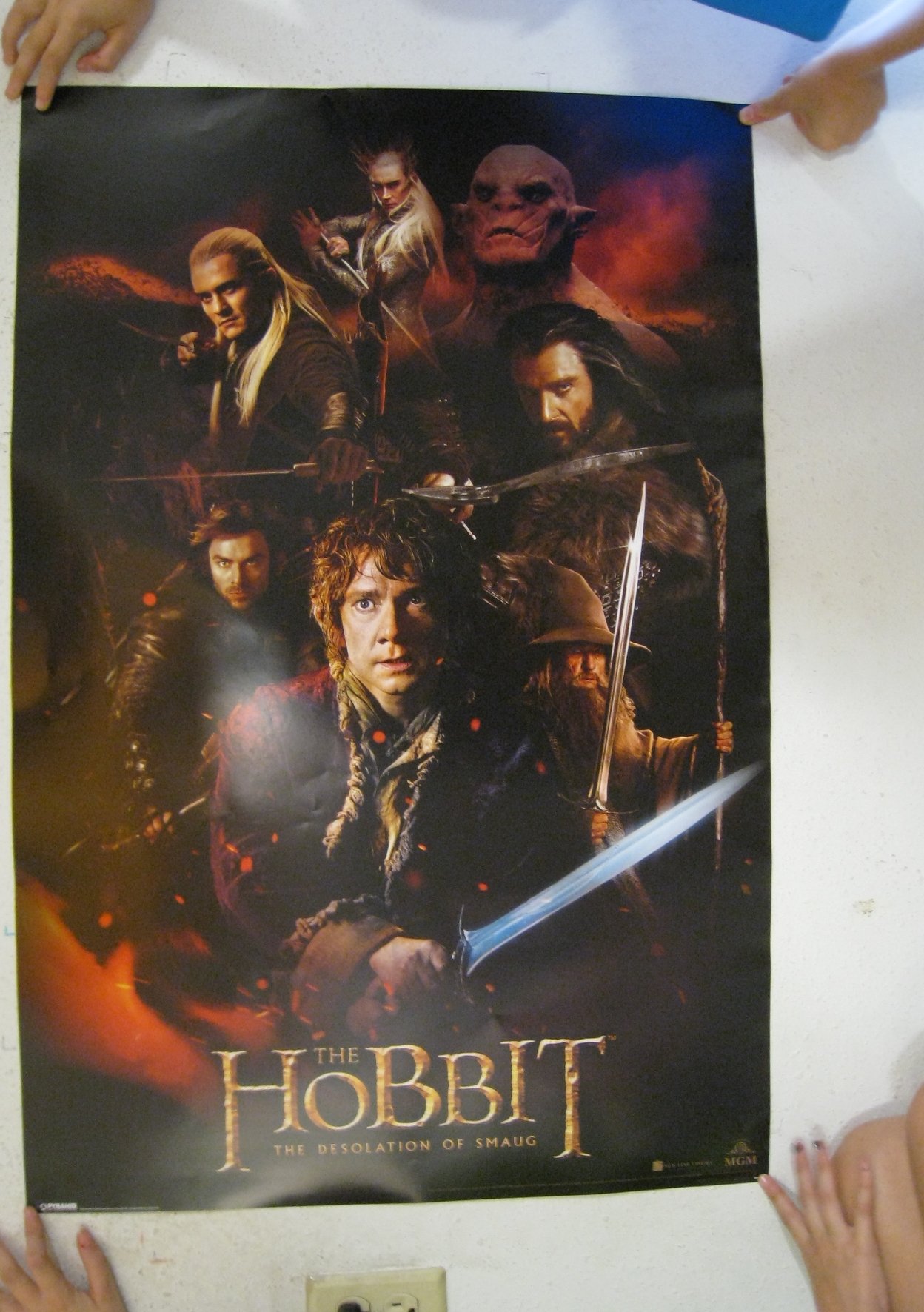 The Hobbit Desolation of Smaug : Fire Montage - Maxi Poster 61 x 91.5 cm