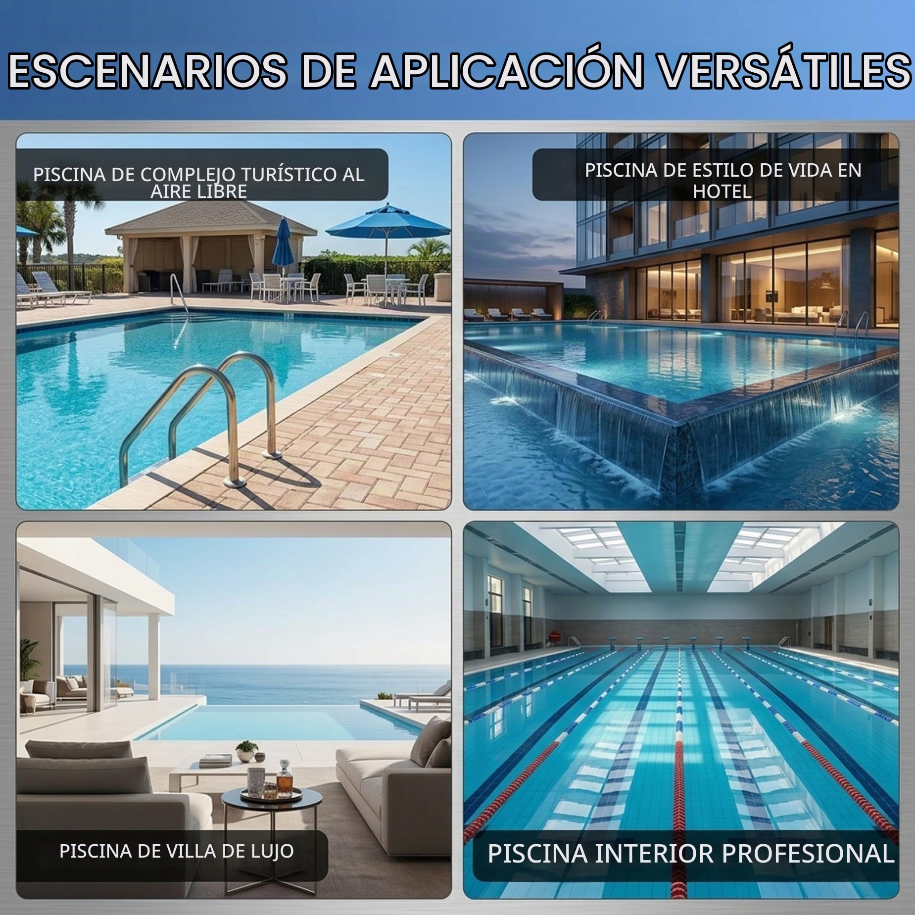 Ionizador Solar para Piscinas enterradas y elevadas: Reduce los costos de Productos químicos con el Accesorio ABS para Piscinas de desinfección con Iones de Cobre