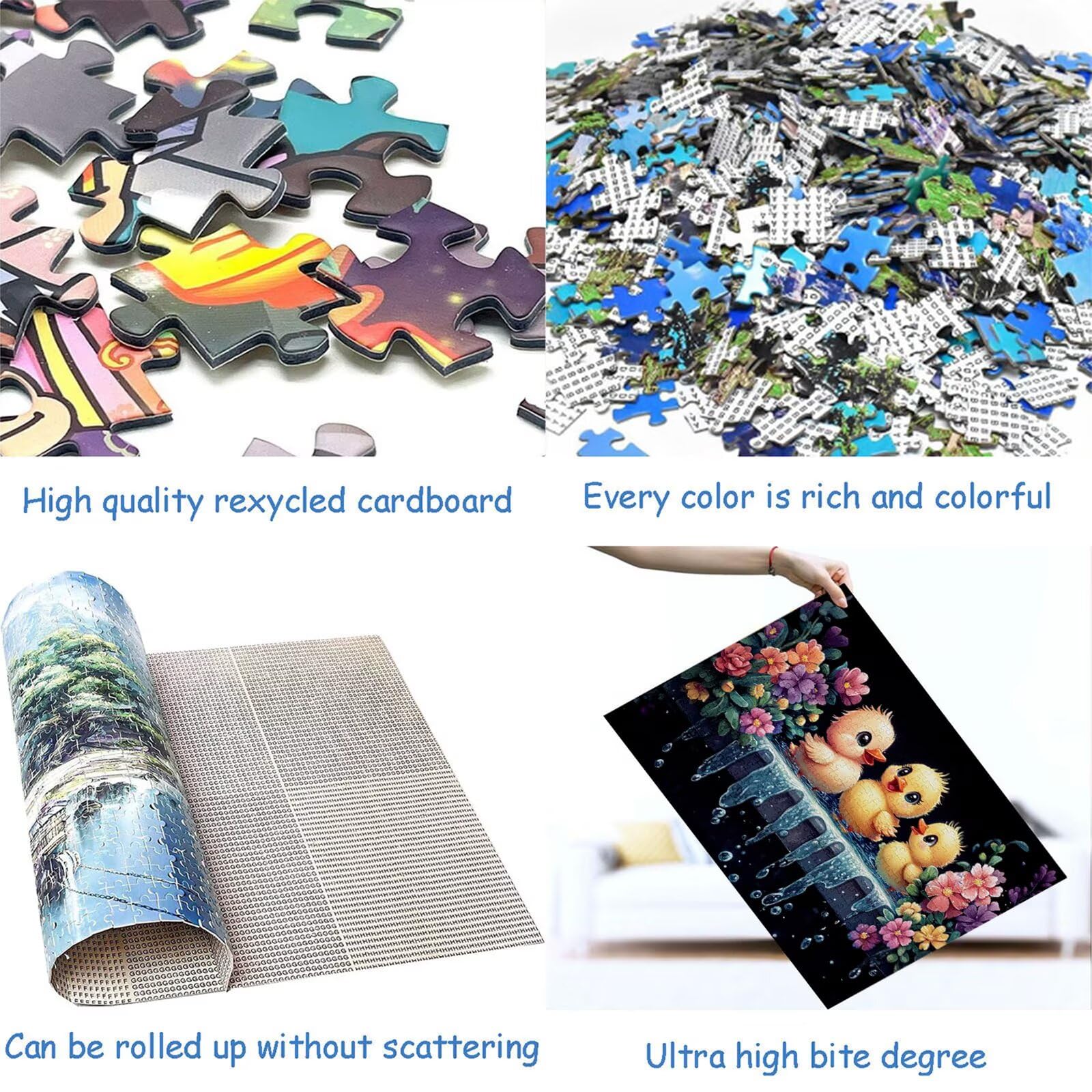 Puzzle 4000 sztuk kaczka puzzle dla dorosłych kwiaty 141x87cm Unikalne rzemiosło klasyczne 3D drewniana układanka do rodzinnych gier biznesowych, układanka zrób to sam do dekoracji ścian domu