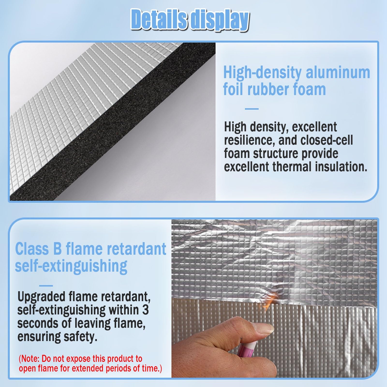 Isolante Termico Pannello Riflettente Termosifoni,Autoadesivo Materassini Isolanti,Anti-Uv Stuoia Fonoassorbente Cotone Isolante in Foglio di Alluminio,per Pareti,Soffitte