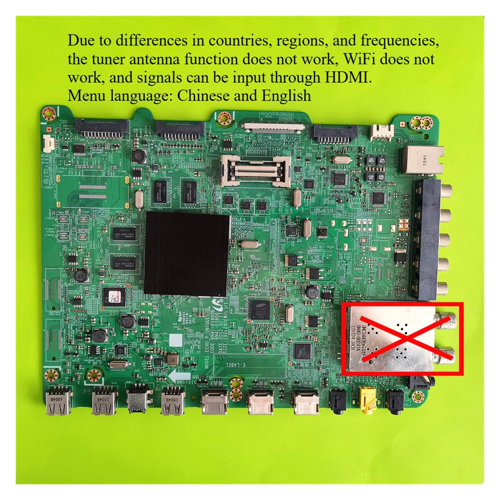 BN41-01800B BN41-01800A Tablero Principal for TV UA55ES7500 UE46ES8000U UN60ES8000F UE65ES8000 UE40ES7000 UE55ES8000 Placa Lógica De TV LCD(60-Inch)