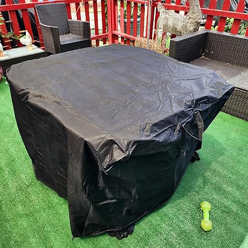 Miniatura 7 de Cubierta de mesa de preparación al aire libre 67 pulgadas de largo x 45 pulgadas de ancho x 28 pulgadas de alto, resistente al agua 600D para mesa