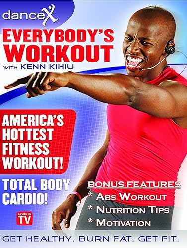 DanceX Divertido DVD de ejercicios de cuerpo completo para cardio DVD de ejercicios en casa para todo el mundo con contenido de bonificación gratis