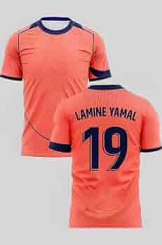 Soccer Official New Latest Trendy Barcel Lamine Yamal 19 Home Away