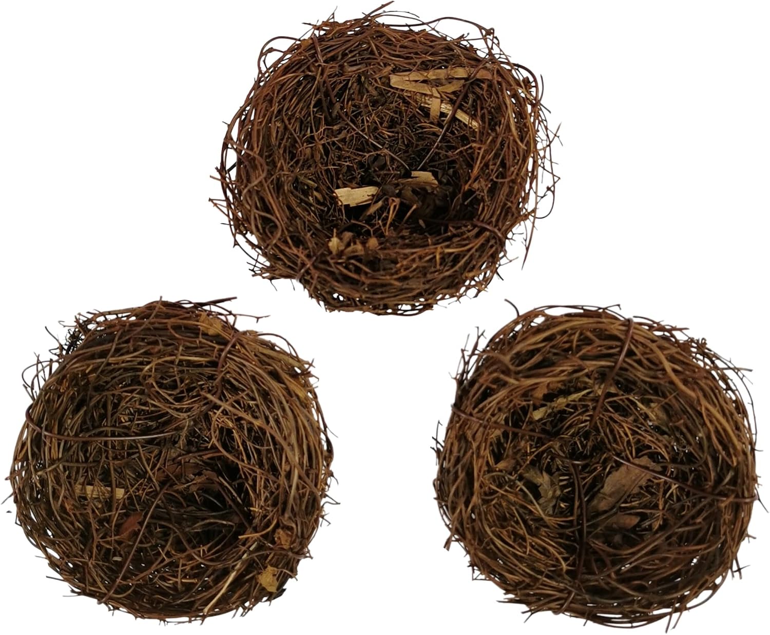 BCreativetolearn Artificial Easter Crafts Birds Nest 3 Mini Nests Easter Decor Craft Nest 6cm Easter Decorations Home