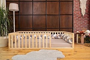 Pine Tree Montessori Floor Bed Small Size for Toddlers