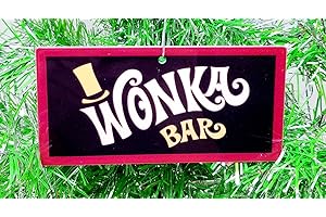 Wonka Bar Christmas Tree Decorations