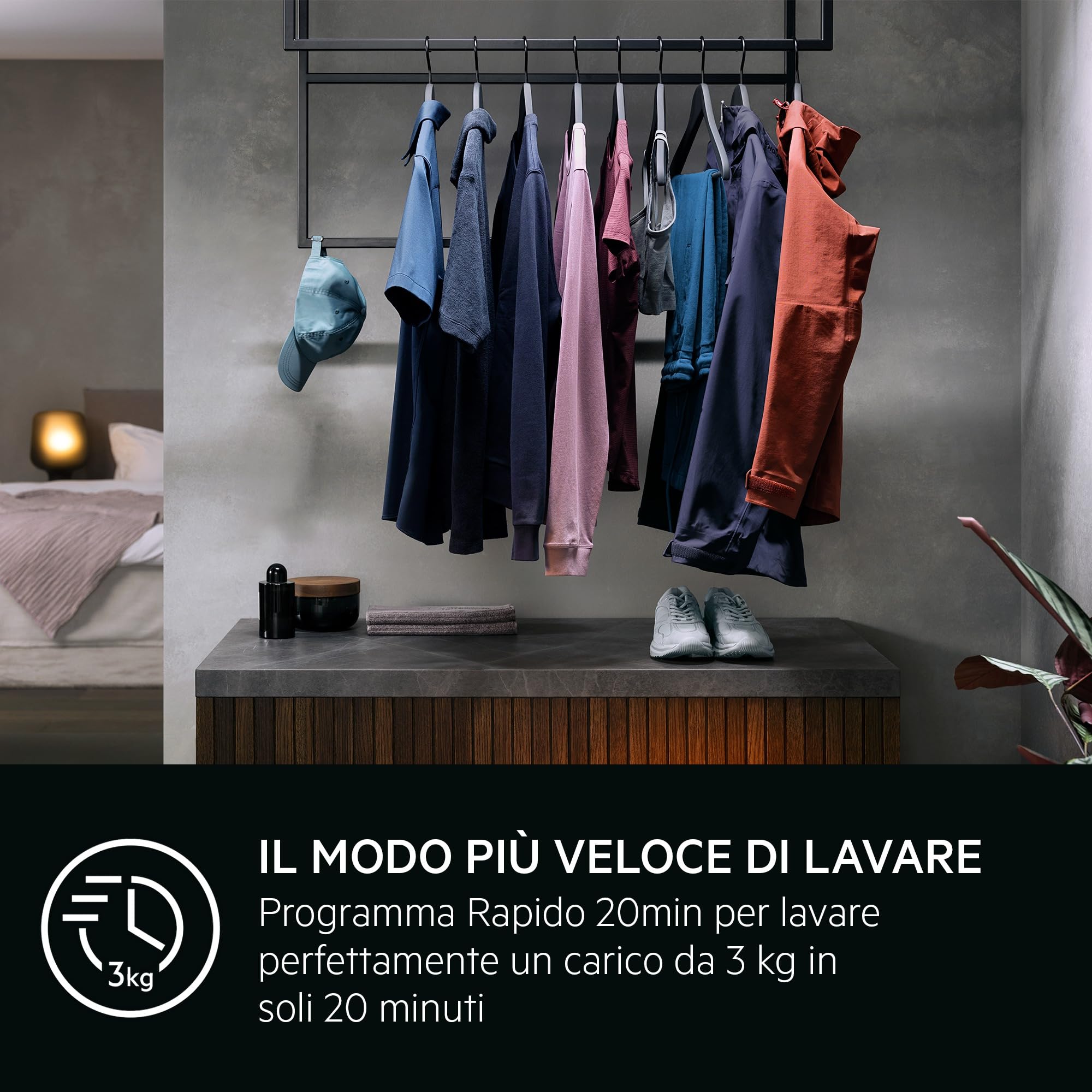 AEG Lavatrice Carica Frontale Serie 7000 ProSteam, 11 kg, LR7FD114B, Vapore Refresh, Tecnologia PreciseWash, Cesto Care Drum, Classe Energetica A, Motore Inverter, 1351 giri/min, 636x847x597 mm