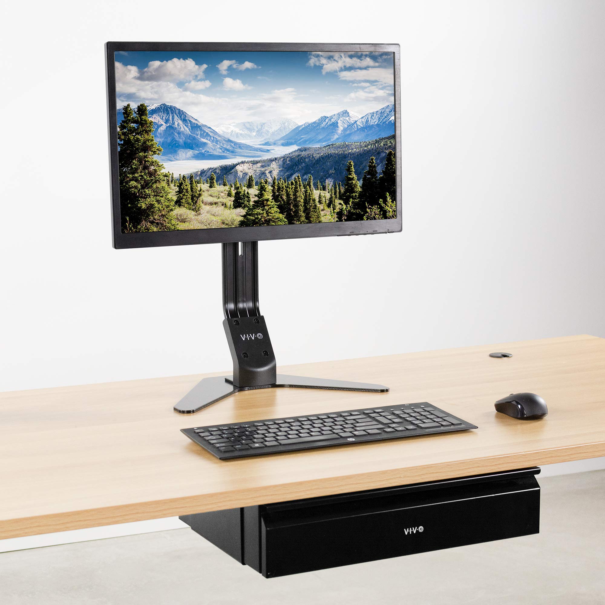 VIVO 18 inch Office Mounted Sliding Under Desk PullOut Drawer, Storage