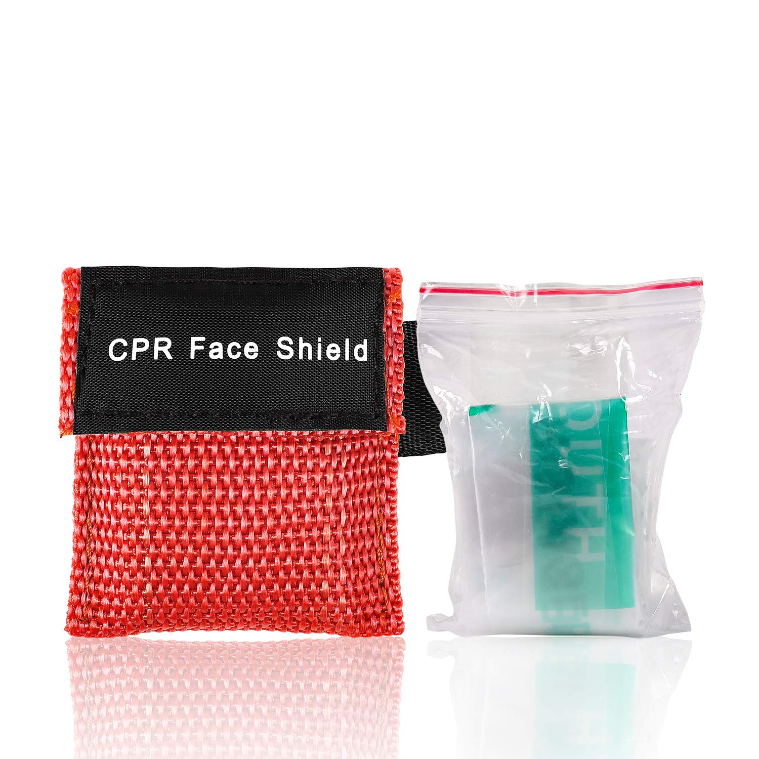 Shayson CPR Mask Face Shield Keychain Mask 16 Pcs, Emergency Kit Pocket