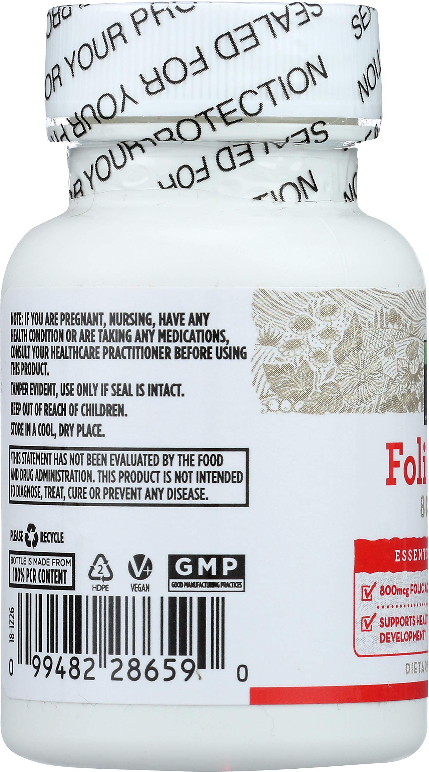 365 by Whole Foods Market, Folic Acid 800mcg, 250 ct