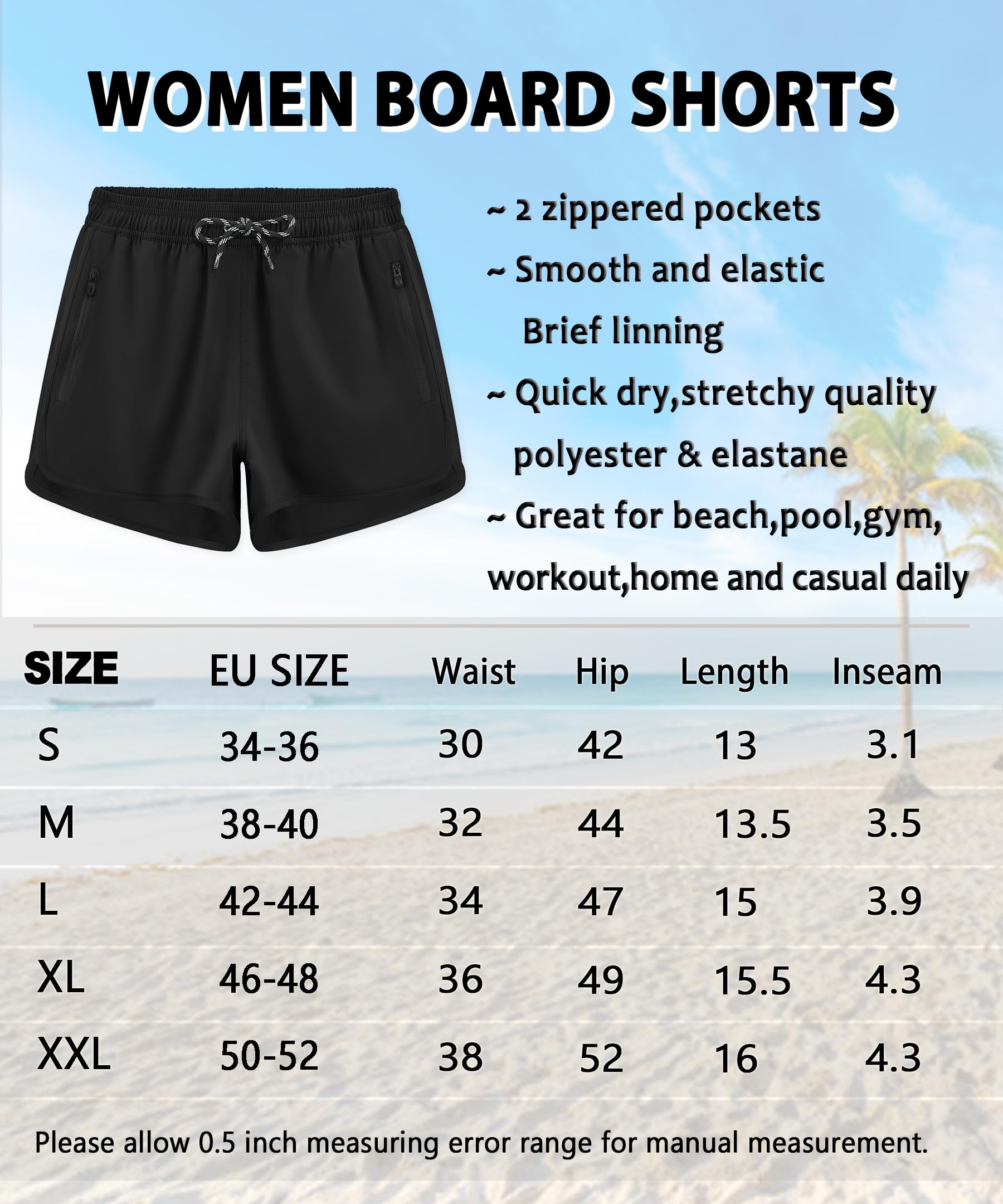 APTRO Pantalones Cortos Mujer,Bikini Deportivo Mujer Shorts de Protección UV para Playa,Tiempo Libre Yoga Verano Gimnasio