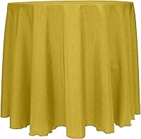 Vista 72 de Ultimate Textile Mantel redondo reversible Shantung Satin Majestic de 114 pulgadas, color verde cazador