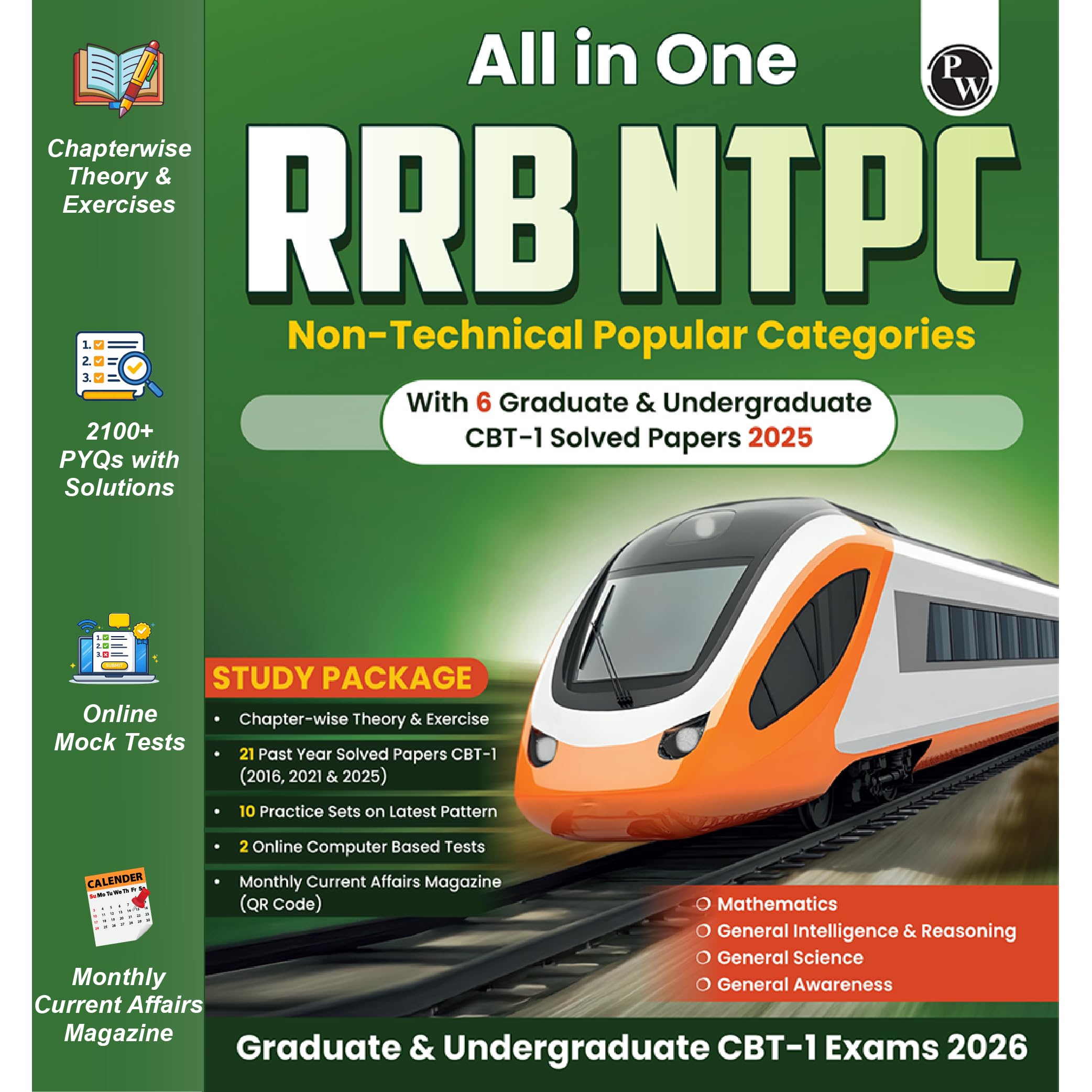 PW All-in-One RRB NTPC Book 2025 & CBT-1 2026 Guide - Image 1