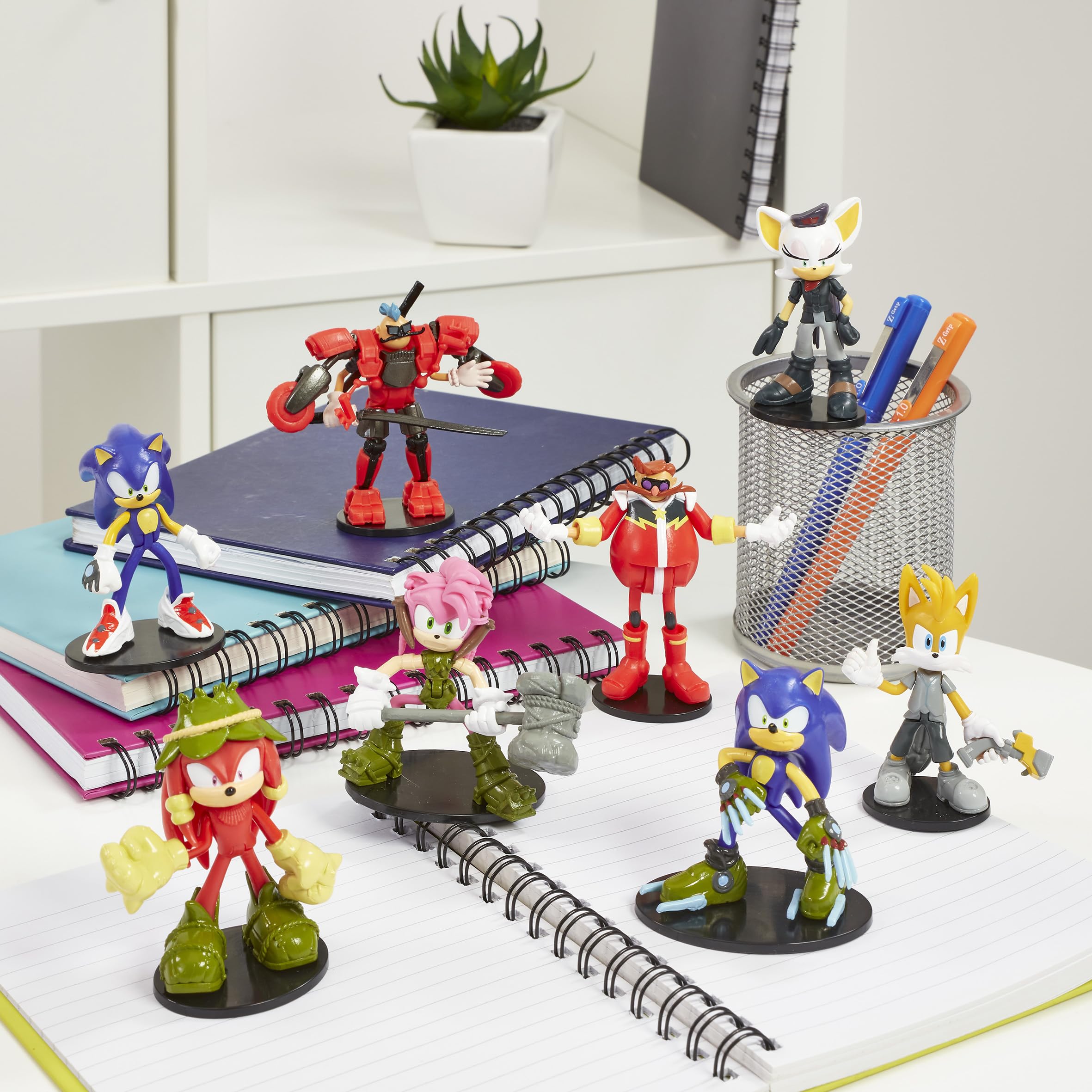 BANDAI Sonic Prime Collectible Figures 8 Pack Set, Sonic Collectible Figures 8 Pack, 7.5cm - Image 3