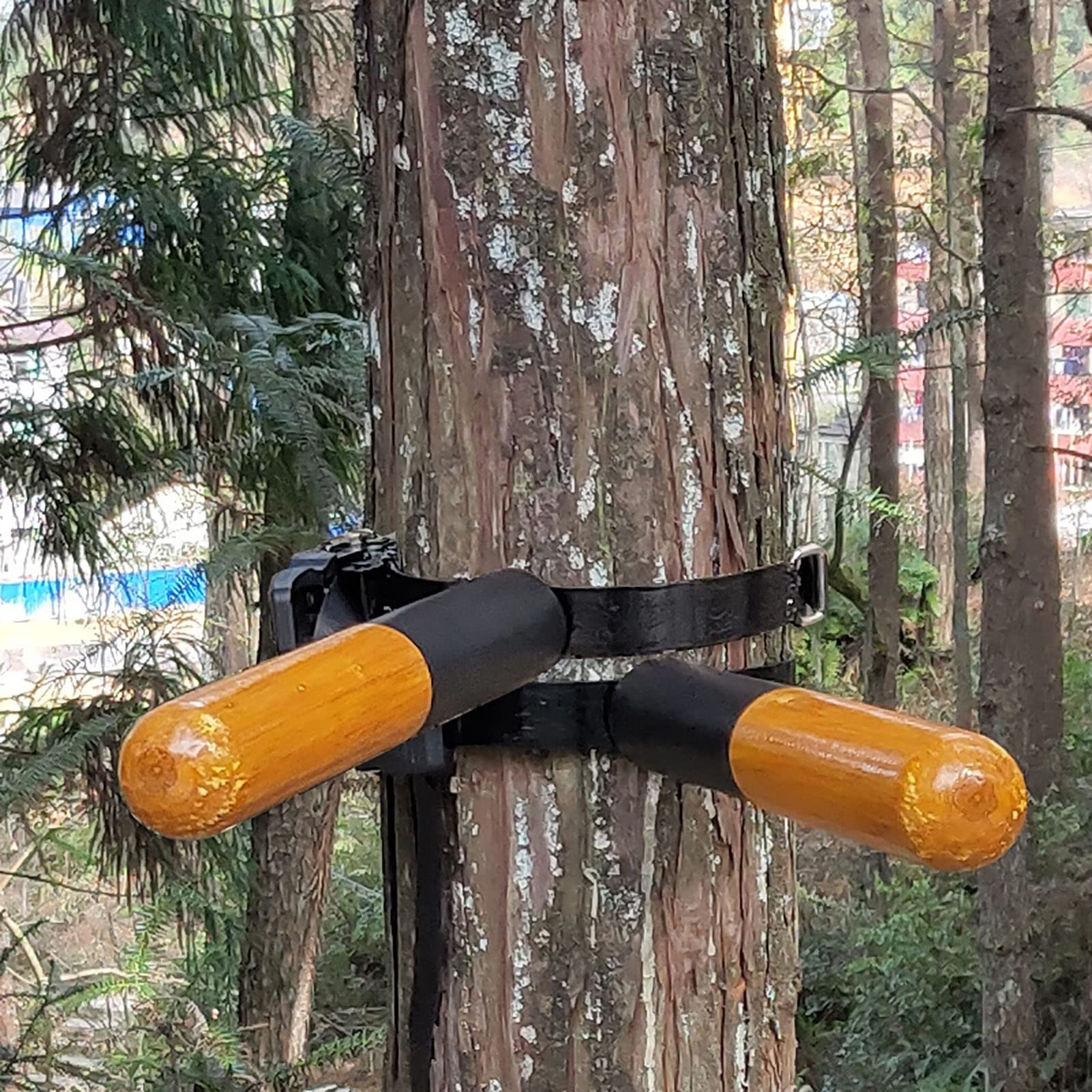 Wing Chun zestaw smoczka treningowego, przenośny, drewniany smoczek do sztuk walki, zawiera drzewa i worki z piaskiem, idealny do ćwiczeń i treningów Wing Chun