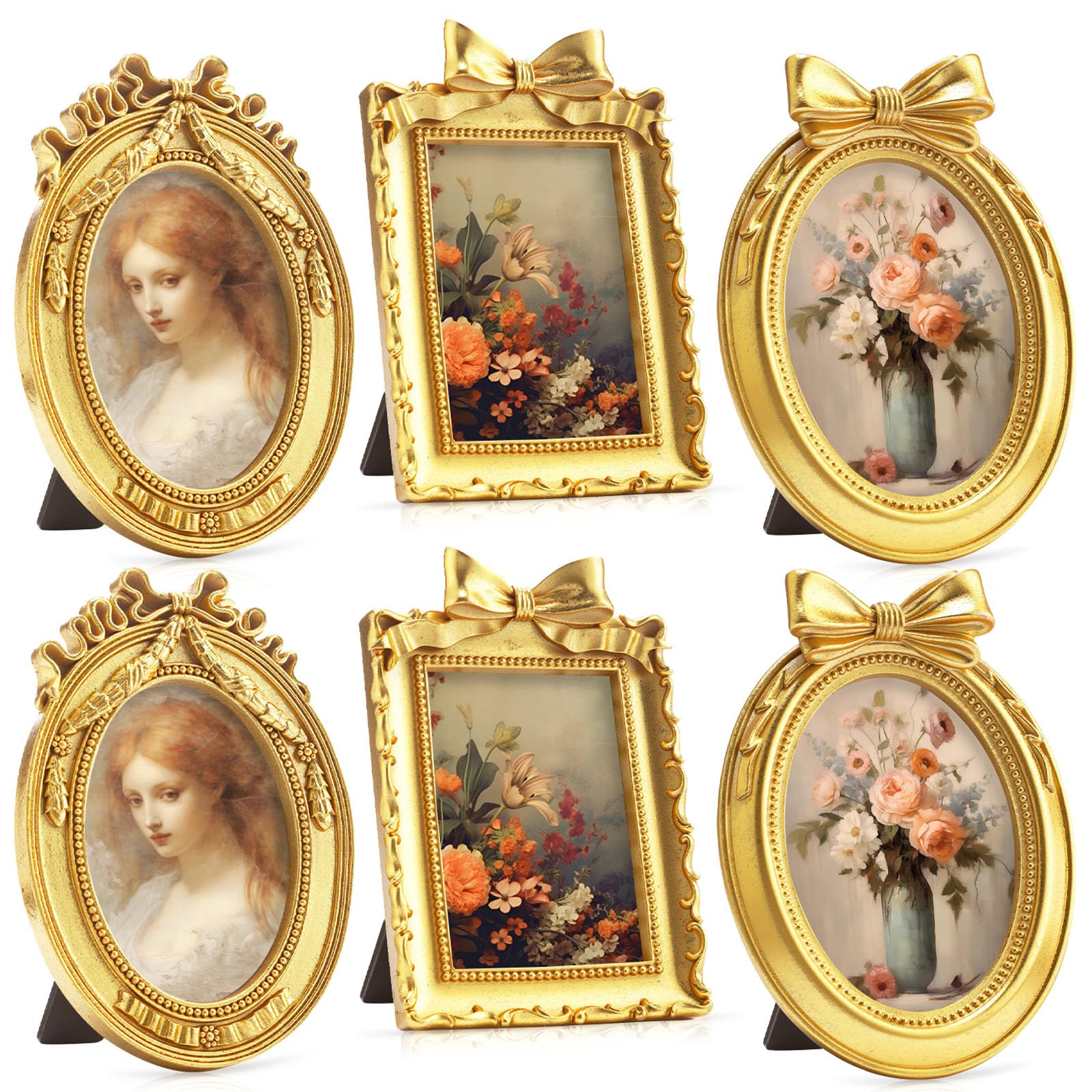 vintage frame ୨୧ リボン飾り ヴィンテージフレーム vintage frame
