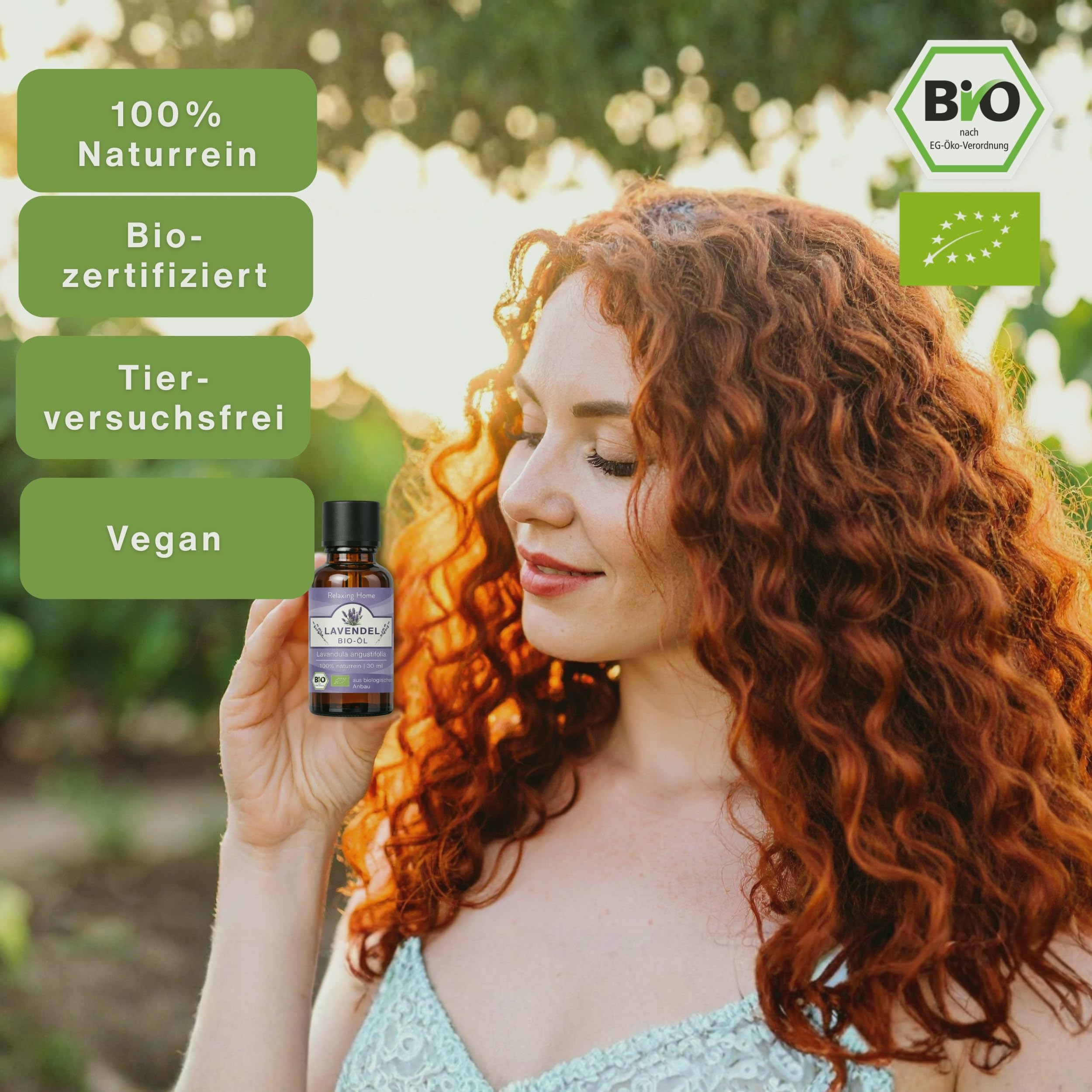 Bio Lavendelöl ätherisch 100% naturrein – 90ml Ätherisches Öl (Lavandula Angustifolia) für Diffuser, Aromatherapie & Raumduft – inkl. Stoffbeutel und Roll On Flasche (3er Pack)
