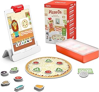 Osmo - Pizza Co. Starter Kit for iPad - Ages 5-12 - Communication Skills & Math - (Osmo iPad Base Included)