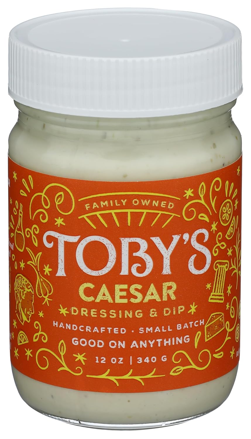 Tobys Caesar Dressing and Dip, 12 OZ