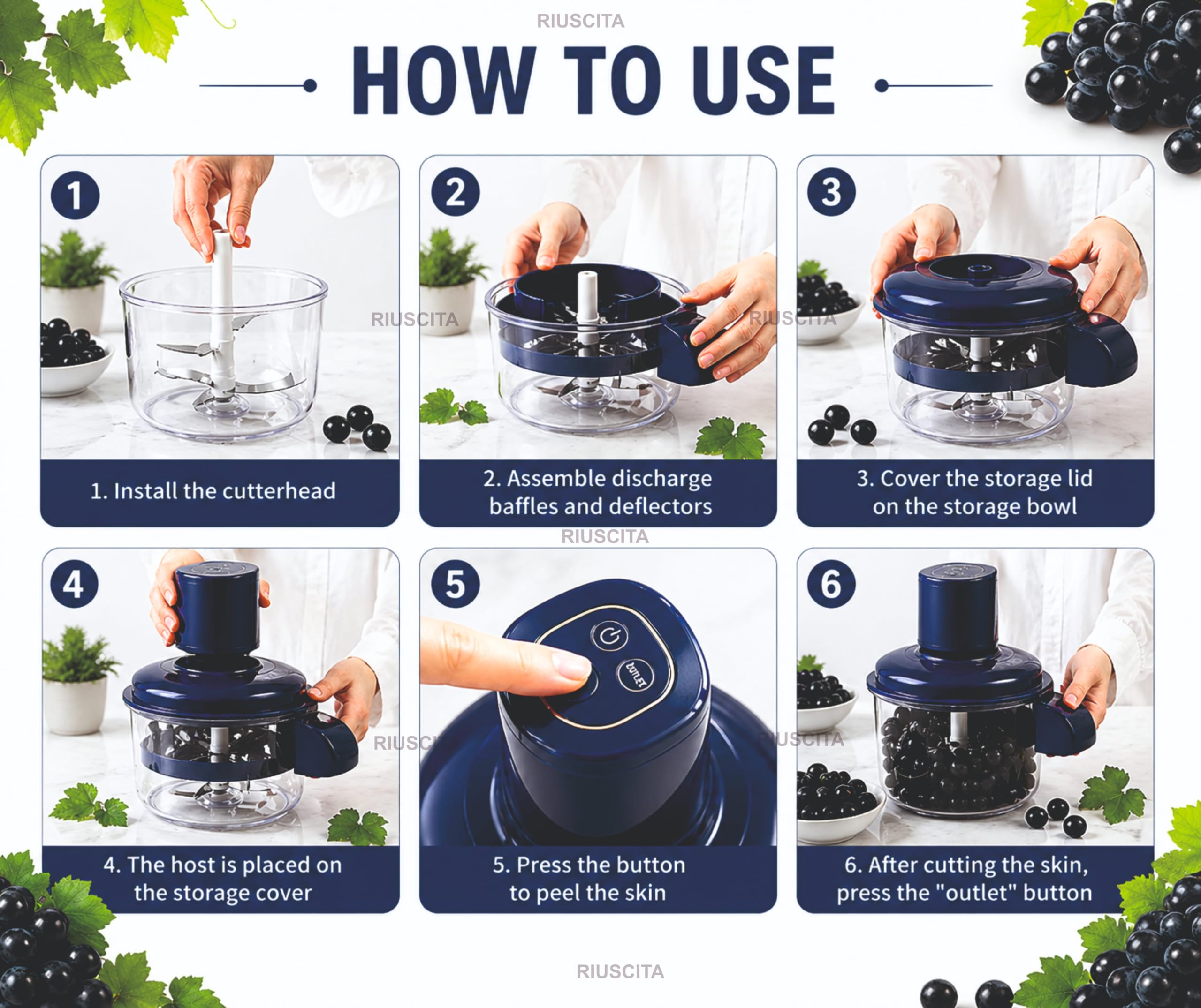 Electric Fruit Peeler - Fast & Easy Peeling -2
