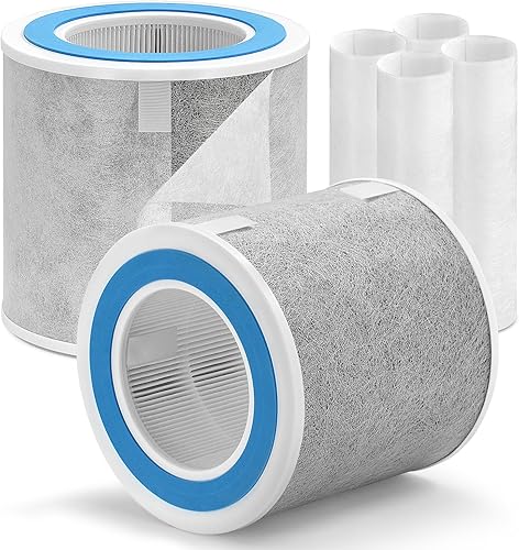 HP102 - Filtro de repuesto compatible con purificador de aire Shark HP100 HC450 HC451 HC452 4 en 1 H13 filtro HEPA de grado verdadero con prefiltro