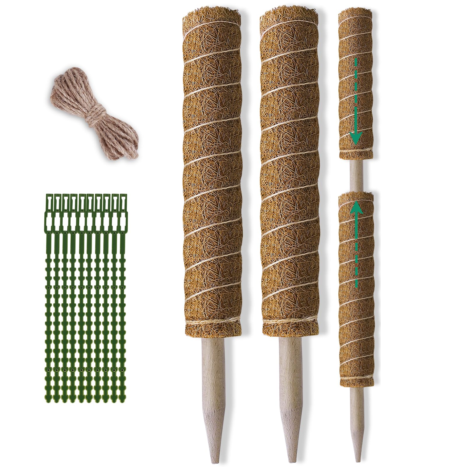Fabulas Moss Pole - 48 Inch for Monstera & More -9 Fabulas Moss Pole - 48 Inch for Monstera & More -9