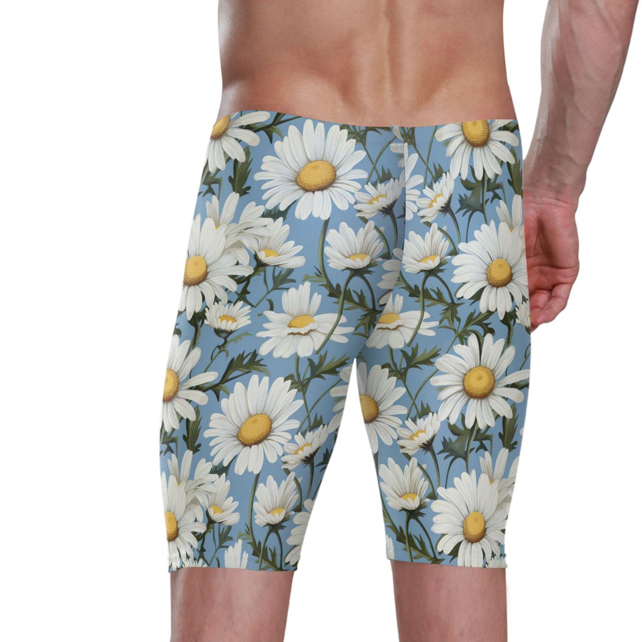 Daisy Flower Flowers Men's Swim Jammers Swimsuit M B0402969