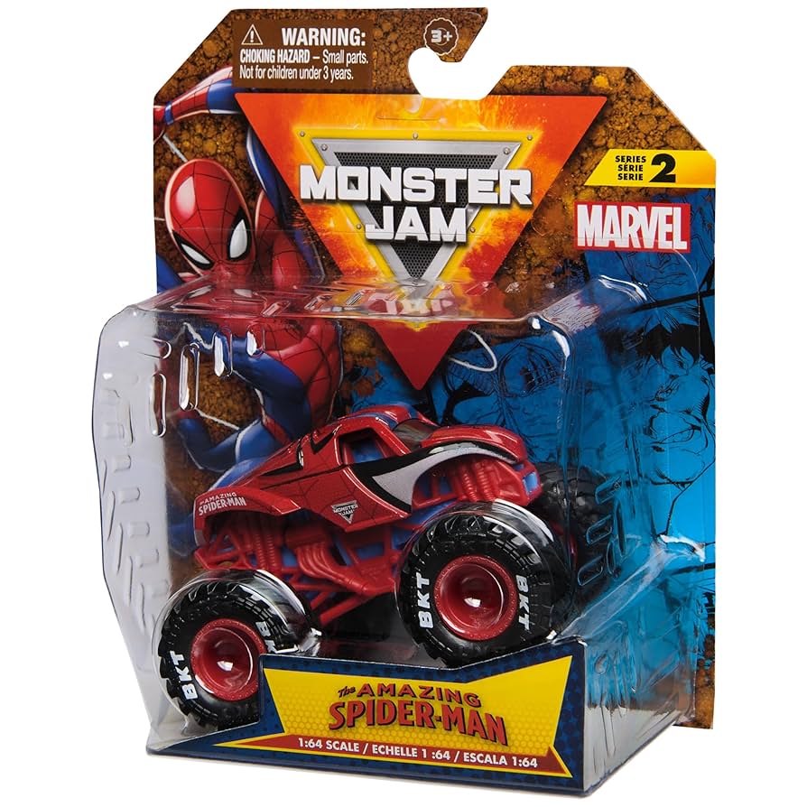 MONSTER JAMモンスター ジャムMARVEL HEROES TRUCKS Amazon.co.jp: モンスタージャム、マーベル公式スパイダーマン