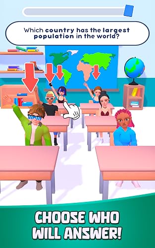 Teacher: School Sim – School game with lessons, quizzes, homework, class management, students, discipline, skins, and fun challenges – vue 2