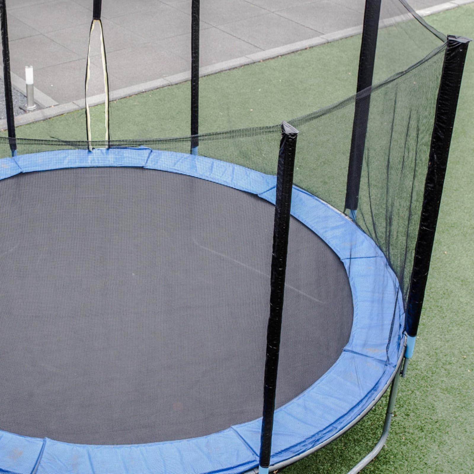 Toyvian Copertura Protettiva in Pvc per Trampolino Materassino Spugnoso Laterale Blu, Protezione Sicurezza e Rivestimento Molla Adatto per Giochi All'aperto