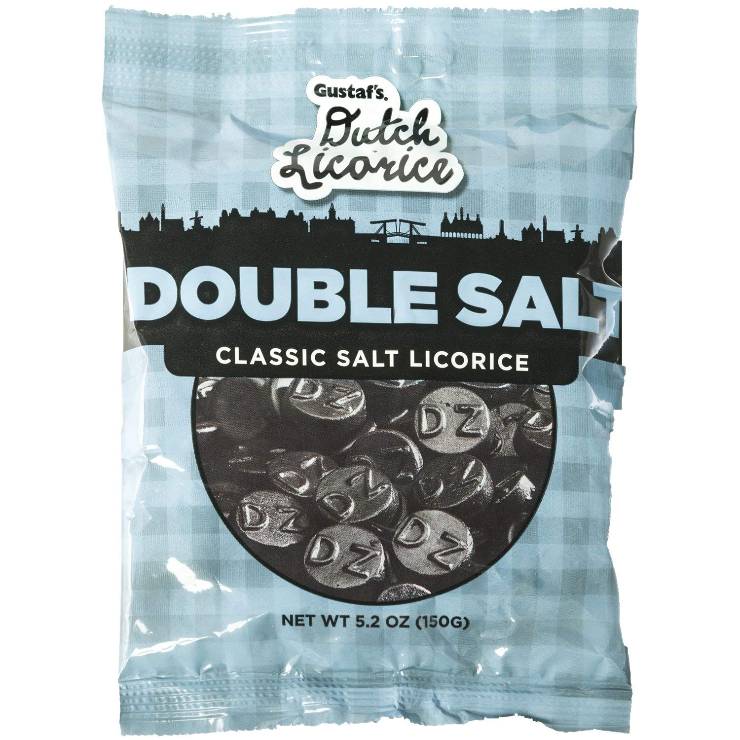 Dutch Licorice Coins Double Salt - 5.2 oz.