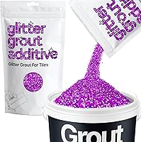 Vista 11 de Hemway Glitter Grout Tile Additive - Aditivo de lechada con purpurina para azulejos, 100 g/ 3.53 onzas, para azulejos de baño o cocina
