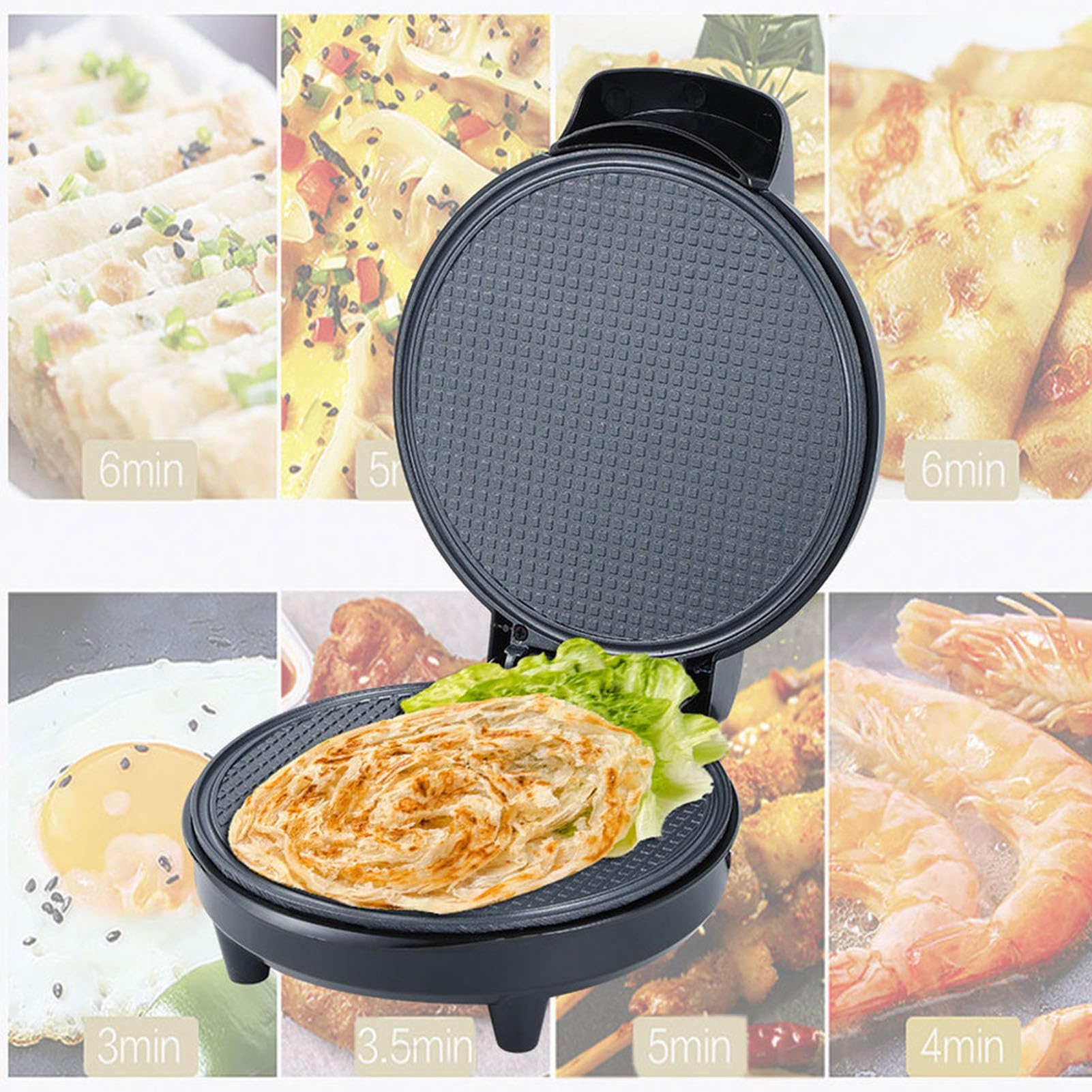 Cone Maker Nonstick Pancake Maker Ice Cream Cone Bowl Machine for Home Kitchen Baking