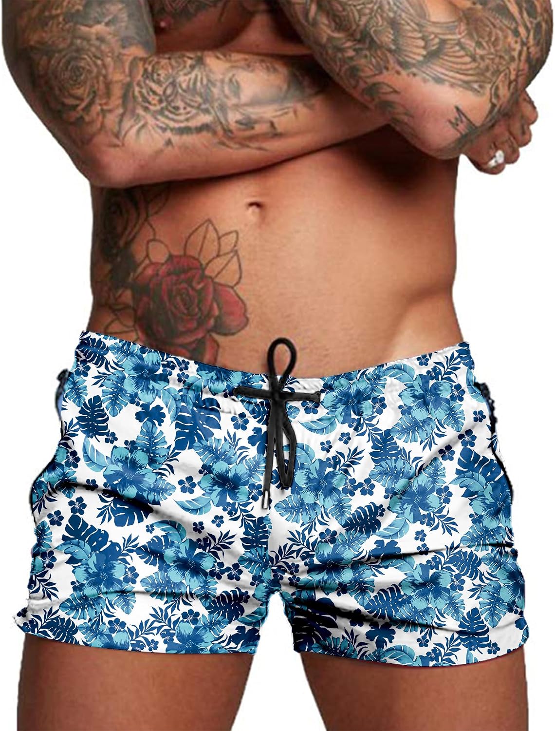 COOFANDY Men's Swim Trunk Quick Dry Swimwear Mesh Lining Bathing Suit Swimsuit Board Beach Sport Short